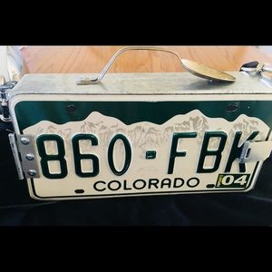 Pop Box’s CO license plate purse/box